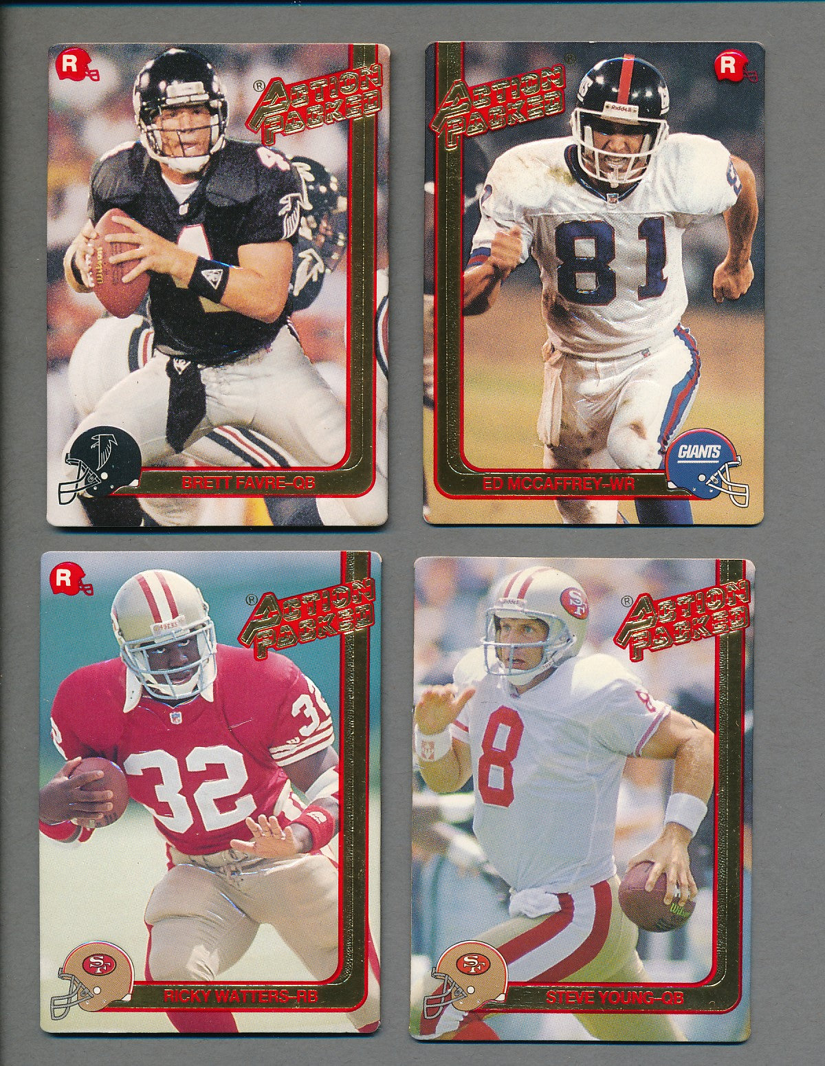 1991 Action Packed Football Rookie Update Complete Set (84) NM/MT MT