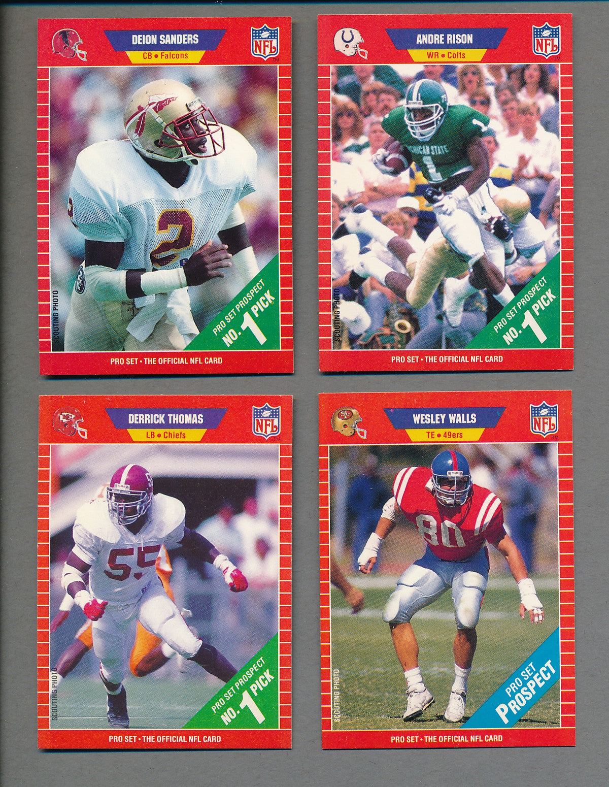 1989 Pro Set Football Complete Series 2 Set (100) NM/MT MT