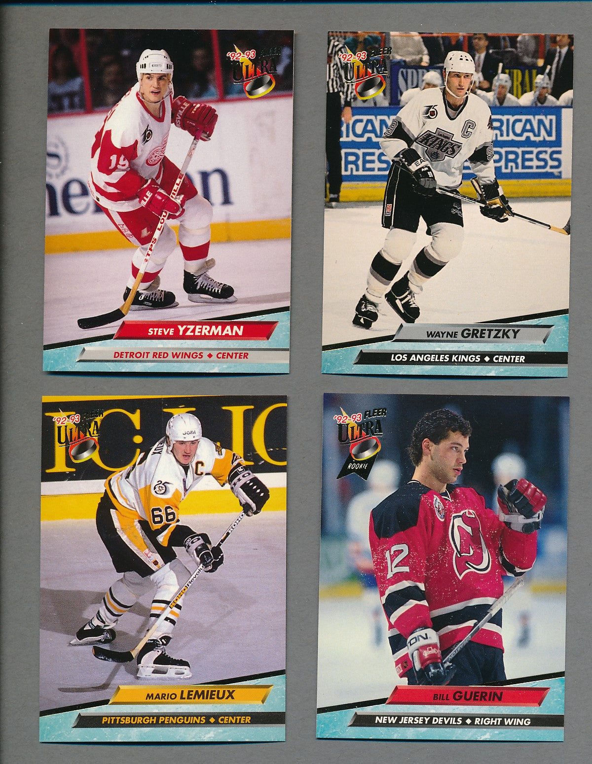 1992/93 Fleer Ultra Hockey Complete Set (w/ Inserts) (450)  NM/MT MT