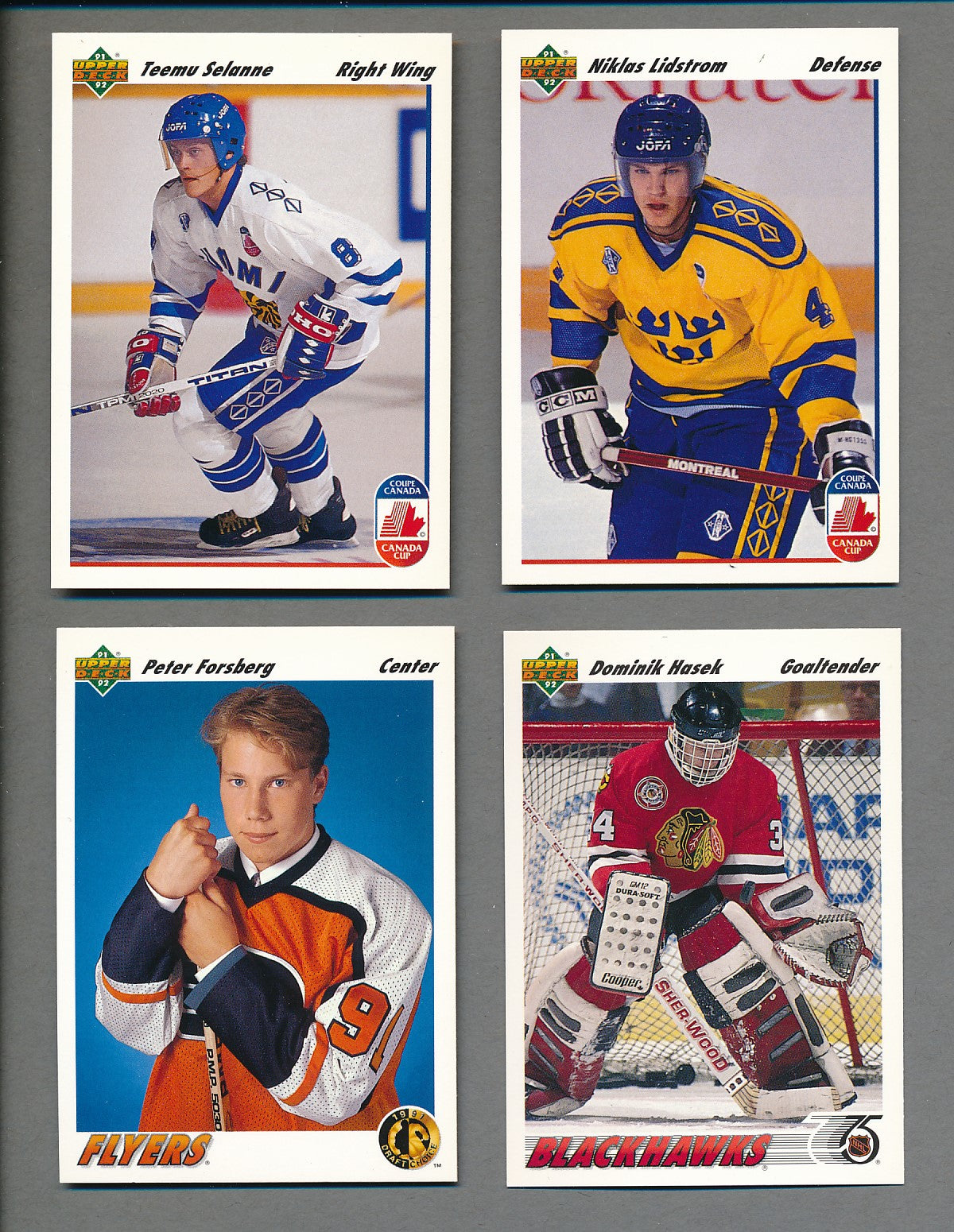 1991/92 Upper Deck Hockey Complete Set (w/ Inserts) (700)  NM/MT MT