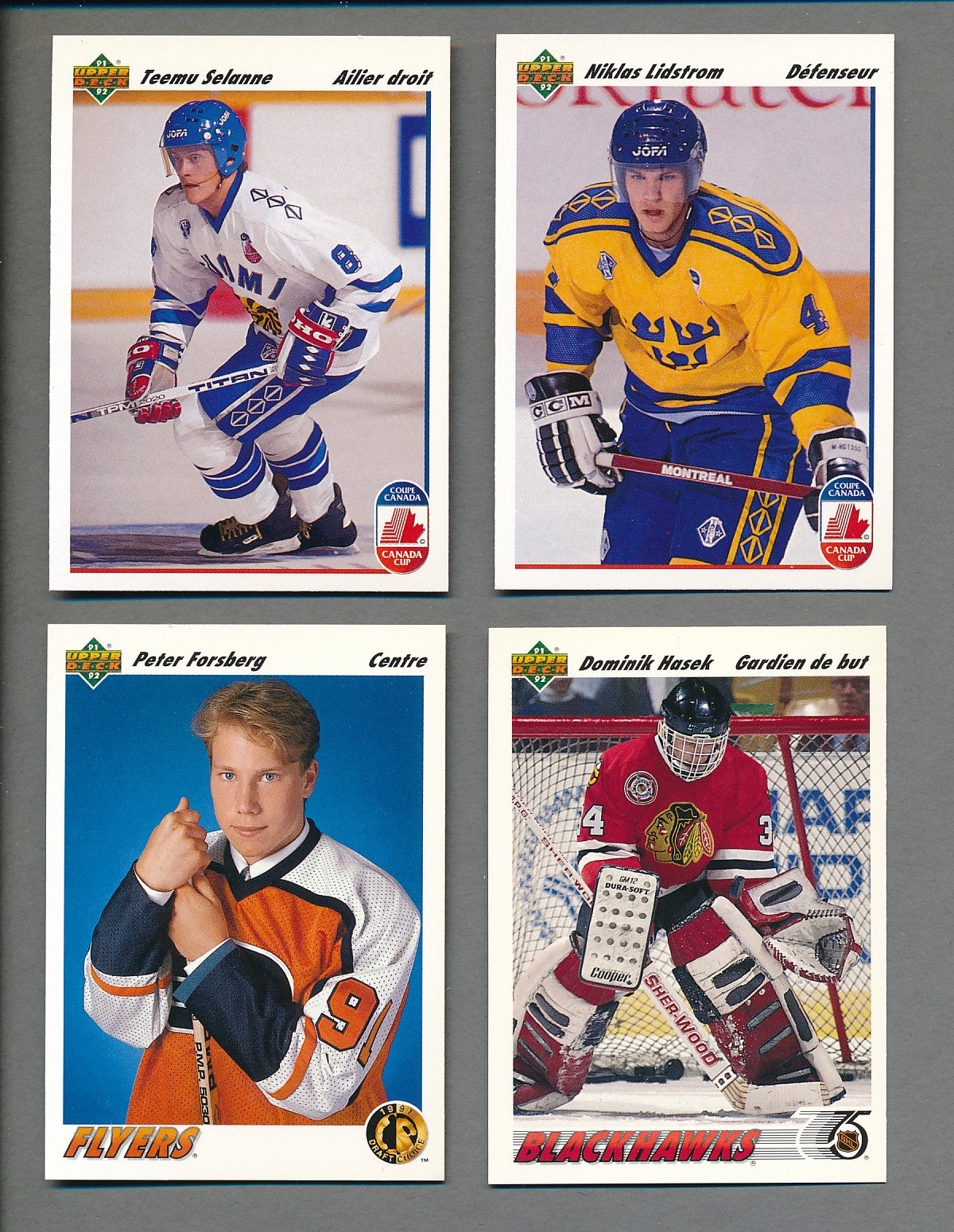 1991/92 Upper Deck Hockey Complete Set (French) (700)  NM/MT MT
