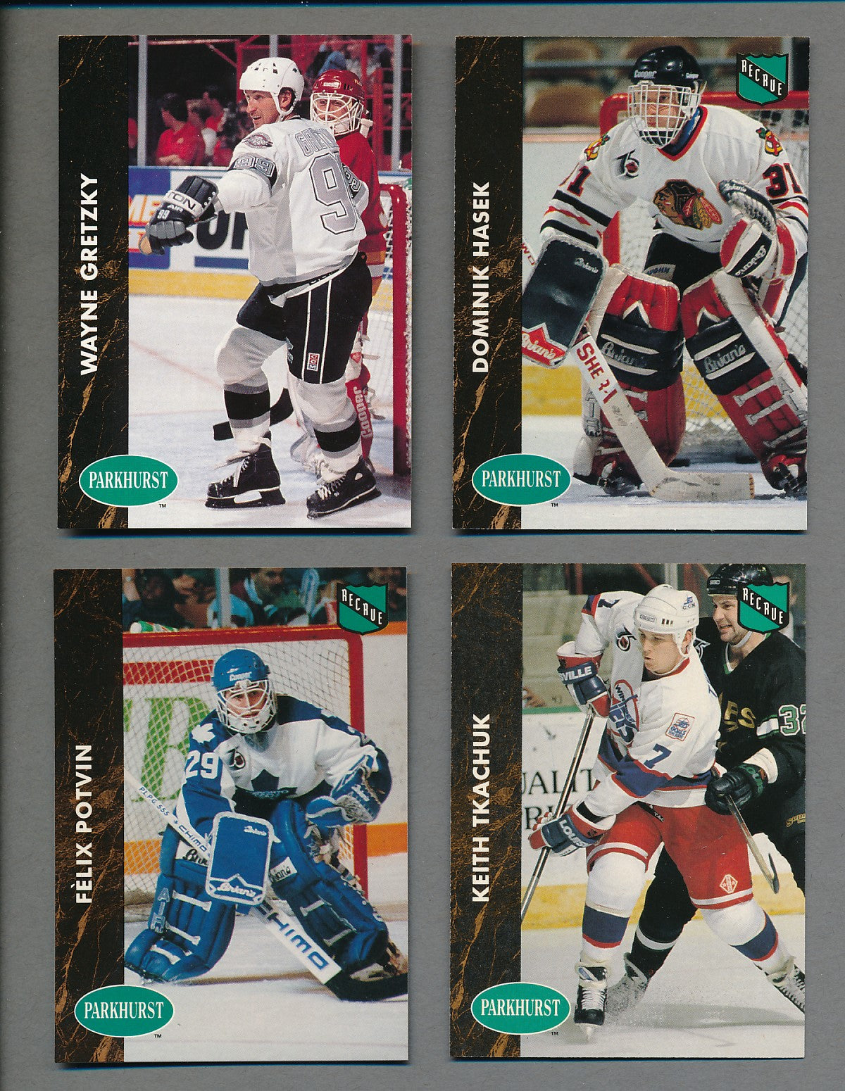 1991/92 Parkhurst Hockey Complete Set (French) (w/ Inserts) (450)  NM/MT MT