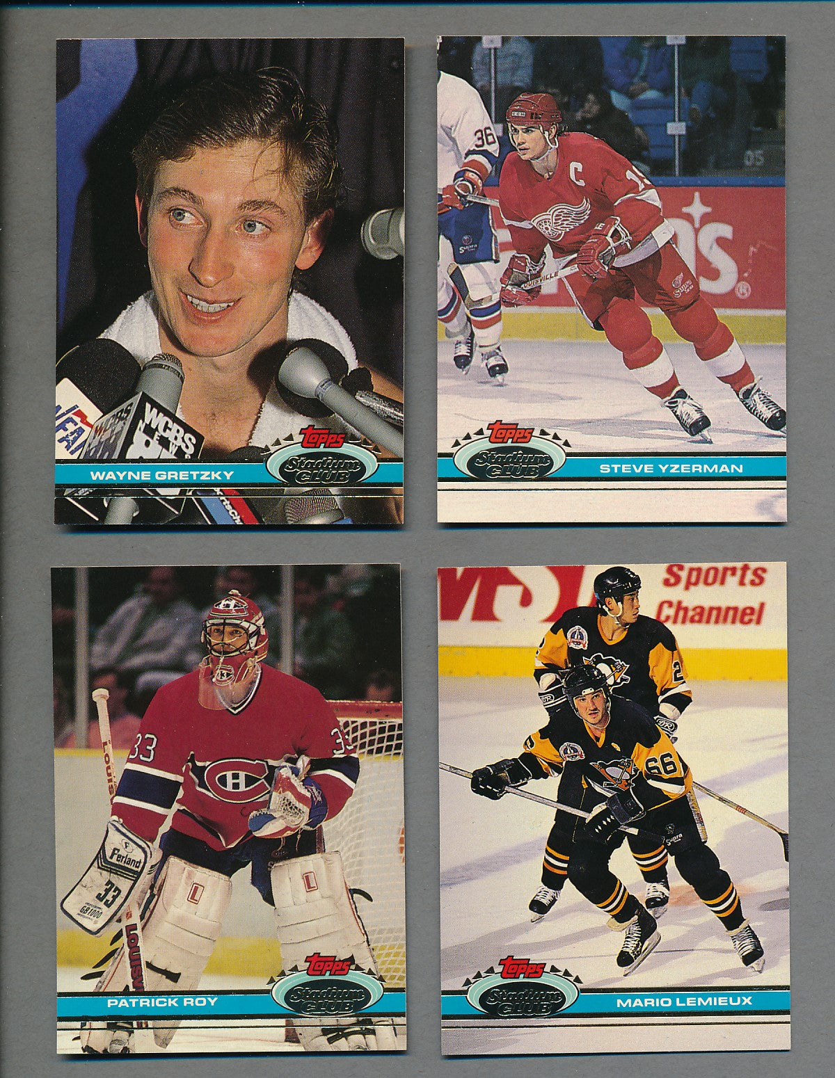 1991/92 Topps Stadium Club Hockey Complete Set (400)  NM/MT MT