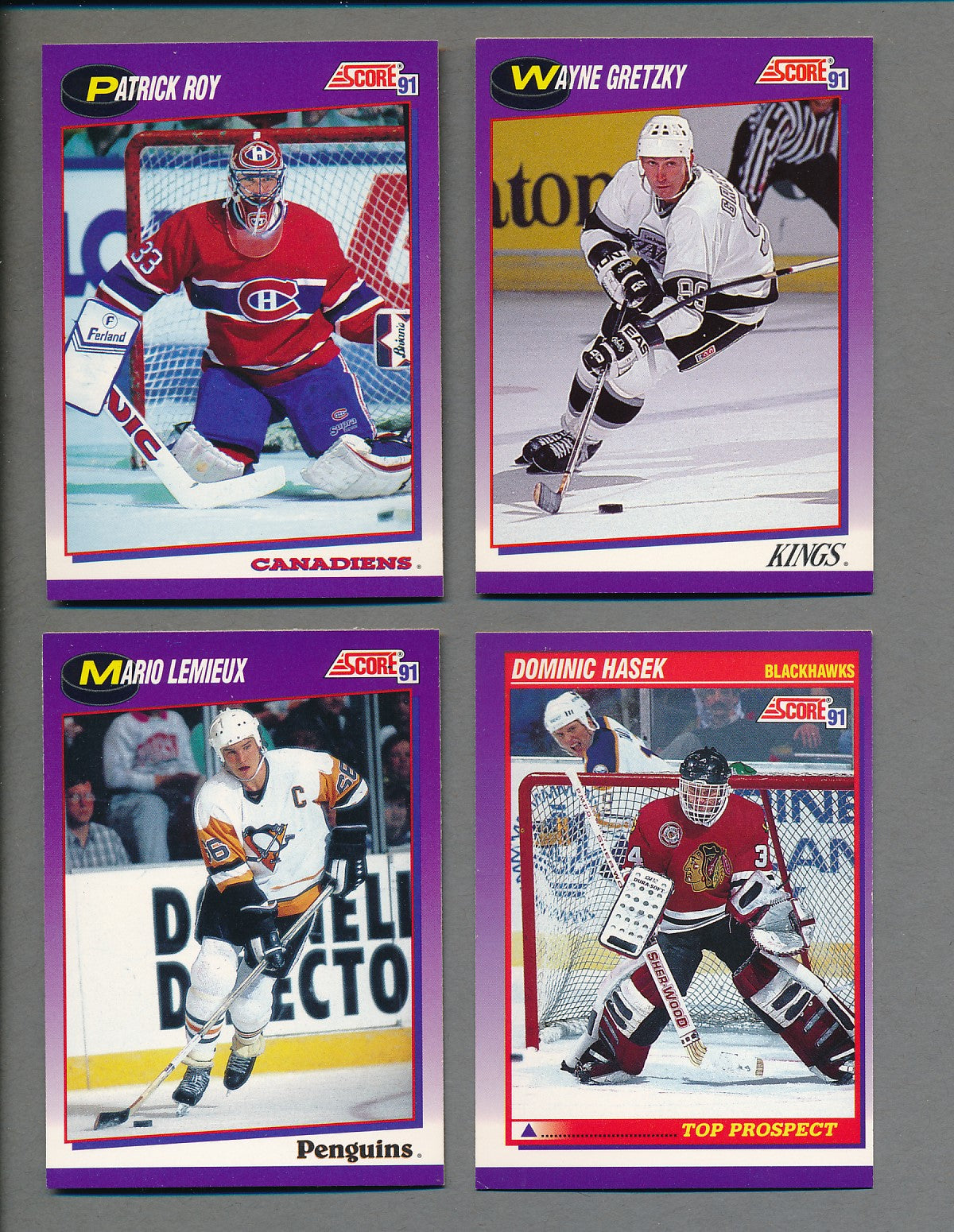 1991/92 Score Hockey Complete Set (U.S) (440)  NM/MT MT