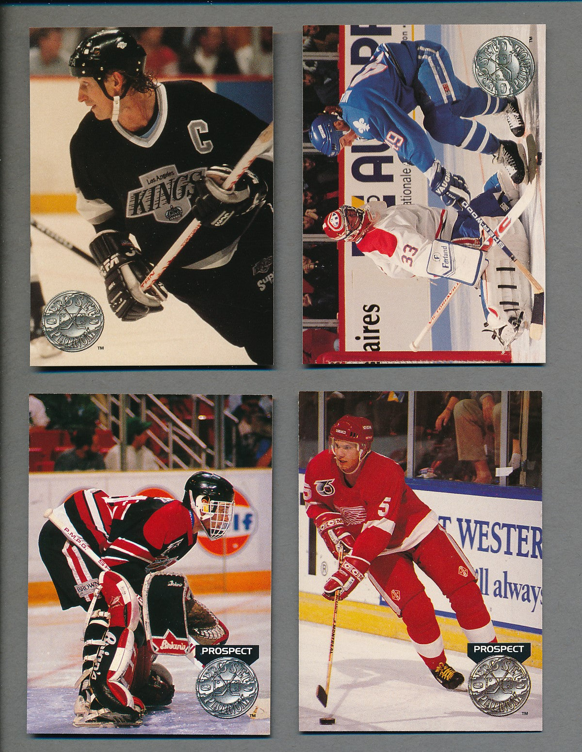 1991/92 Pro Set Platinum Hockey Complete Set (w/ Inserts) (300)  NM/MT MT