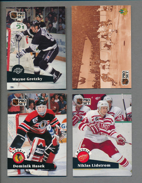 1991/92 Pro Set Hockey Complete Set (w/ Inserts) (615) NM/MT MT
