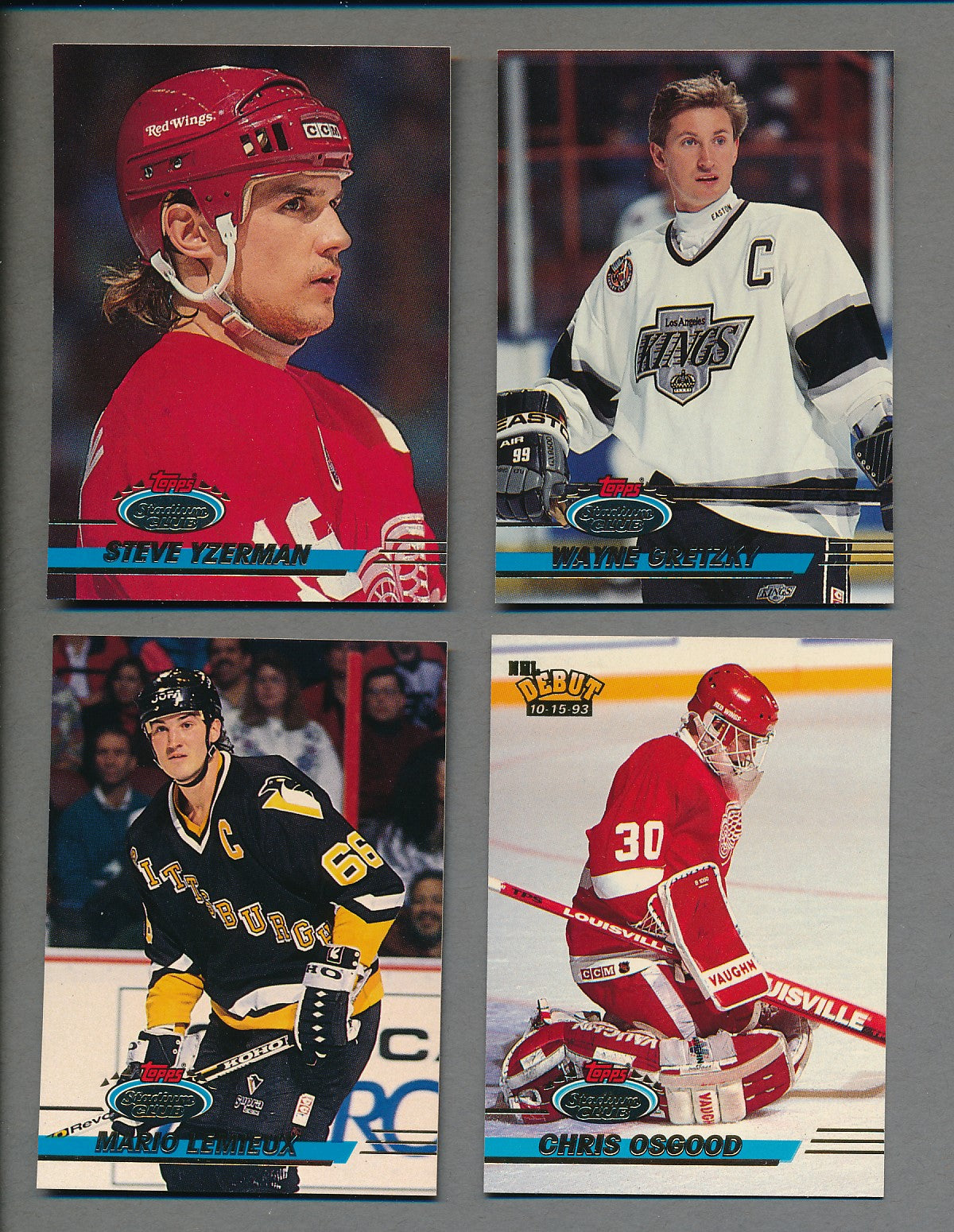 1993/94 Topps Stadium Club Hockey Complete Set (w/ Inserts) (500)  NM/MT MT