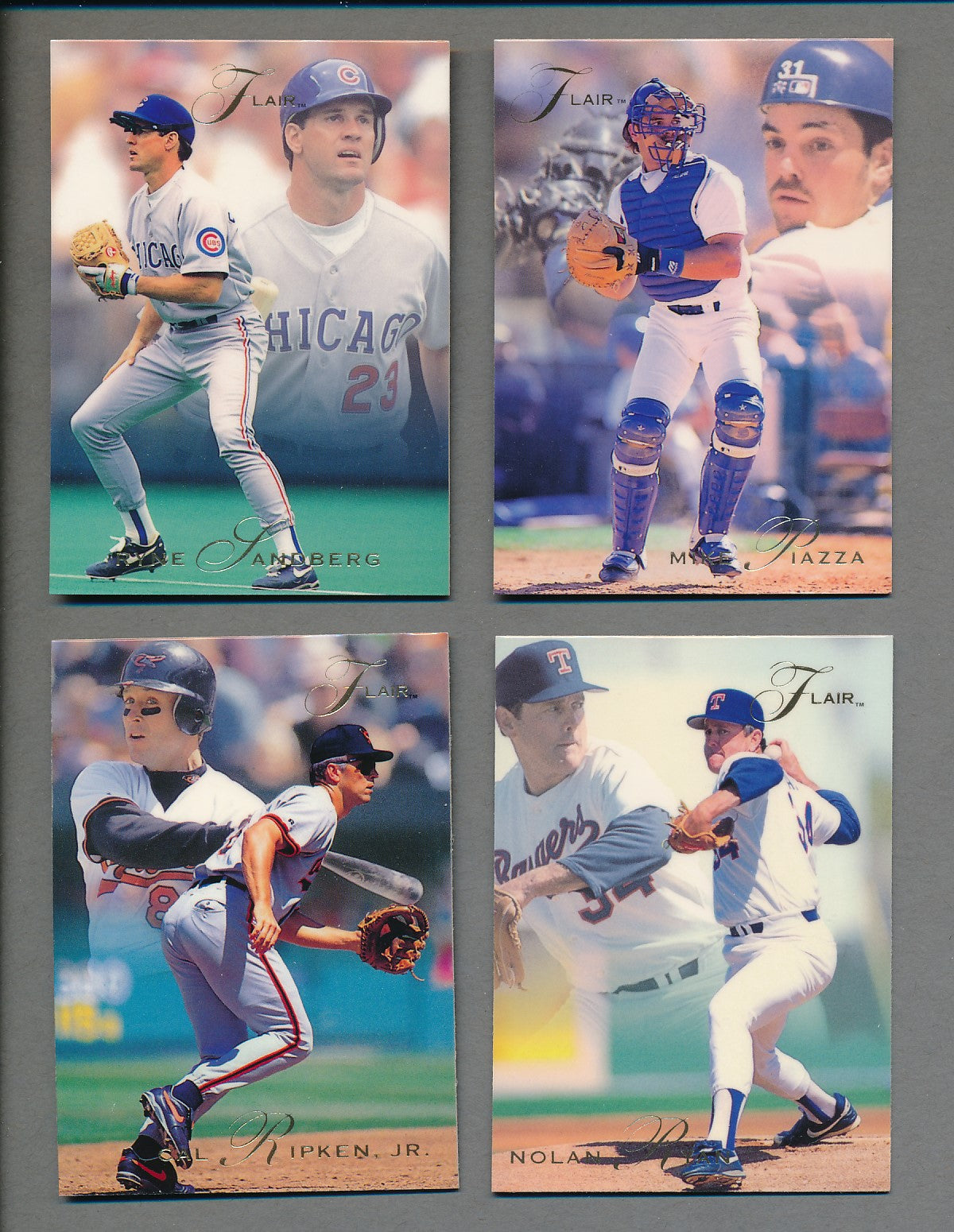 1993 Flair Baseball Complete Set (w/ Inserts) (300)  NM/MT MT
