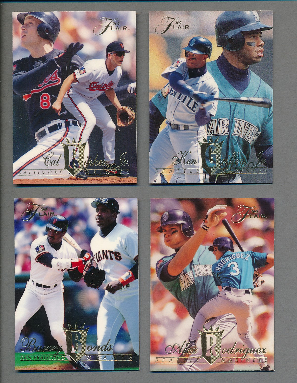 1994 Flair Baseball Complete Set (450)  NM/MT MT
