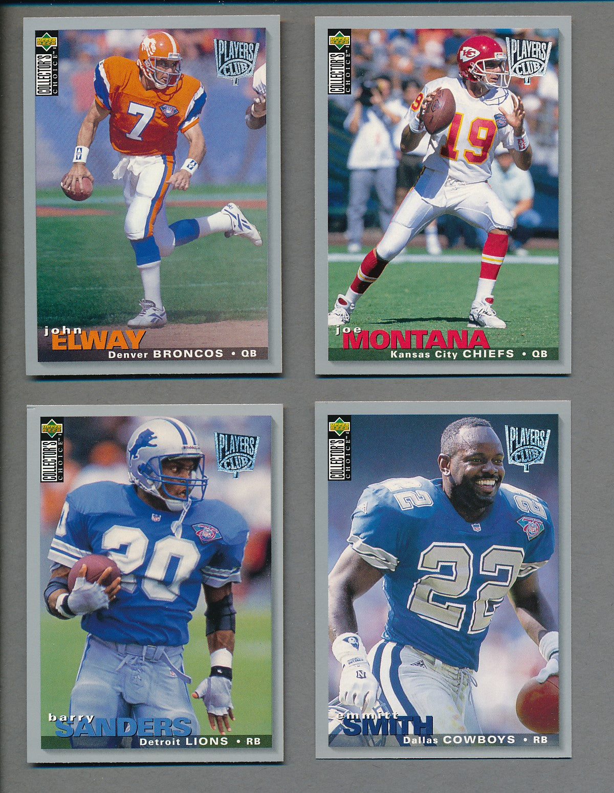 1995 Upper Deck Collector's Choice Football Complete Set (348) w/ Update Set (225) NM/MT MT