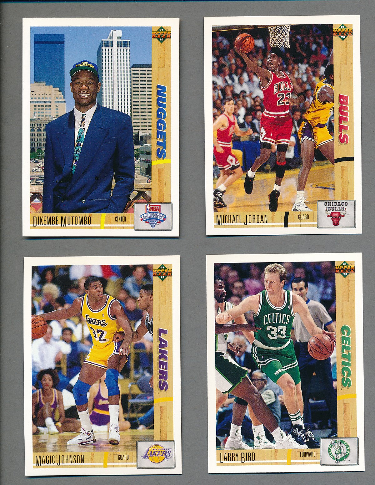 1991/92 Upper Deck Basketball Complete Set (w/ Inserts) (500)  NM/MT MT
