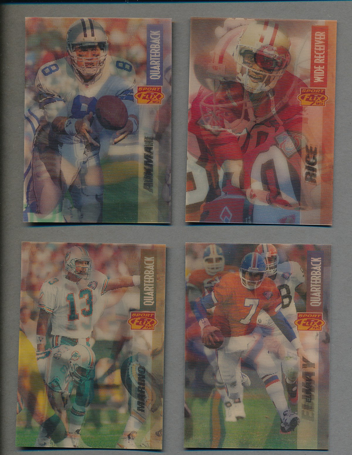 1995 Sportflix Football Complete Set (175) NM/MT MT