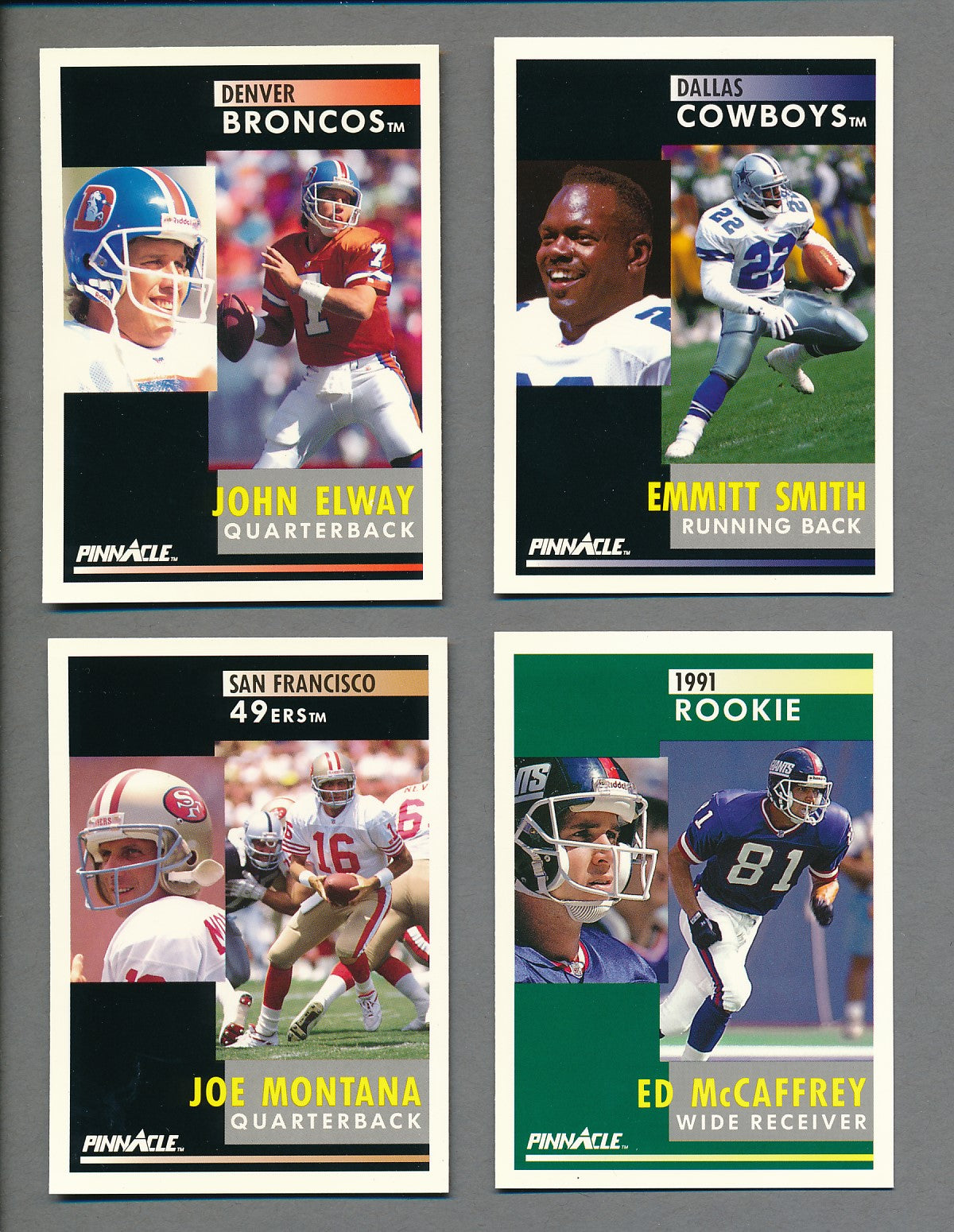 1991 Pinnacle Football Complete Set (415) NM/MT MT