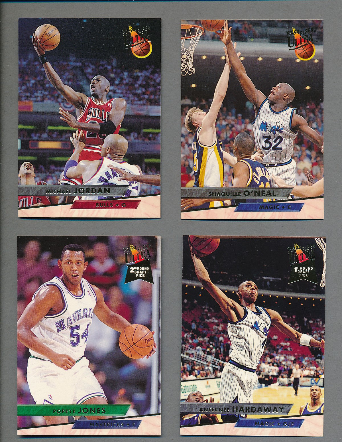 1993/94 Fleer Ultra Basketball Complete Set (w/ Inserts) (375)  NM/MT MT