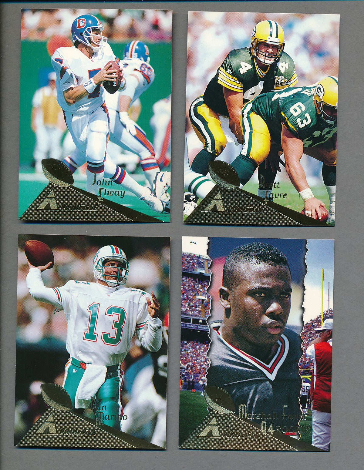 1994 Pinnacle Football Complete Set (w/ Inserts) (270) NM/MT MT