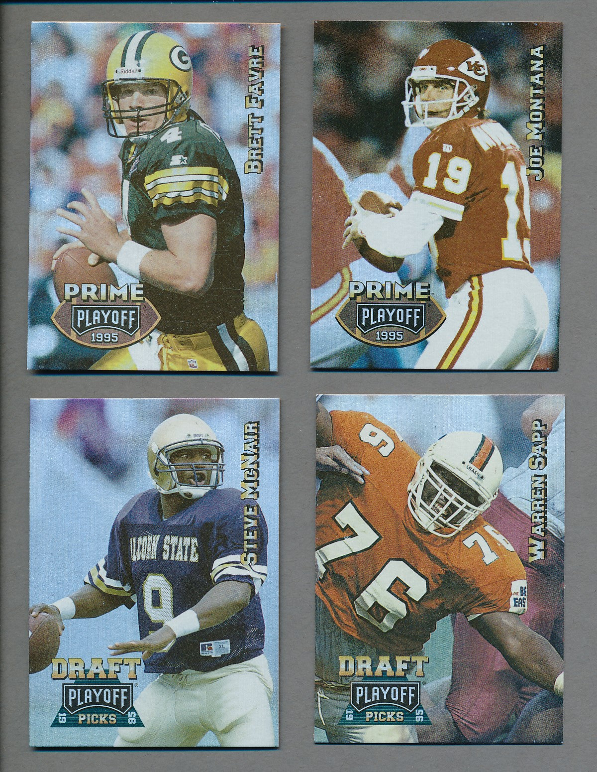 1995 Playoff Prime Football Complete Set (w/ Inserts) (200) NM/MT MT