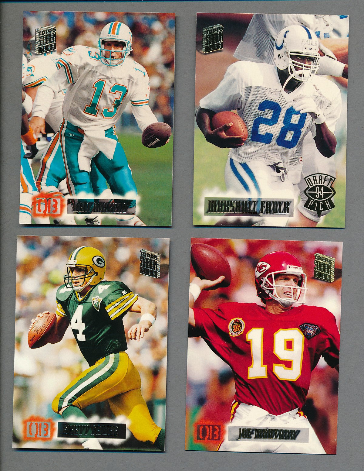 1994 Topps Stadium Club Football Complete Set (w/ Inserts) (630) NM/MT MT