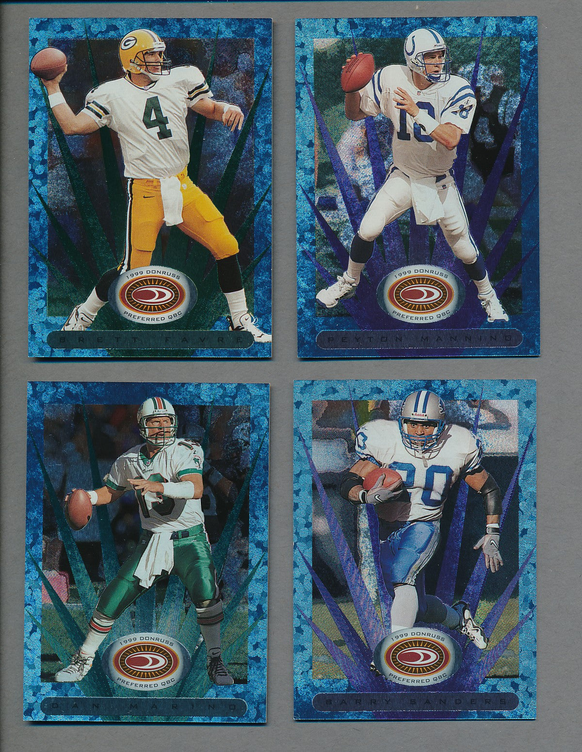 1999 Donruss Preferred QBC Football Complete Set (120) NM/MT MT