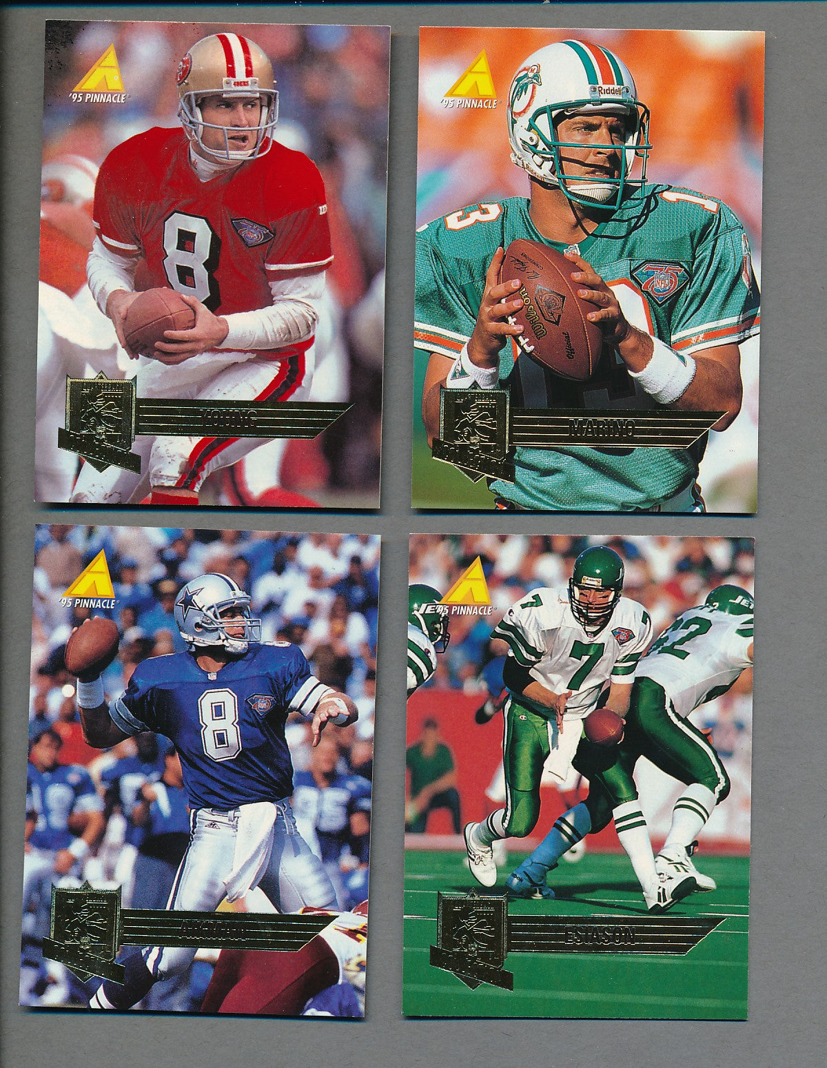 1995 Pinnacle Quarterback Club Collection Football Complete Set (261) NM/MT MT