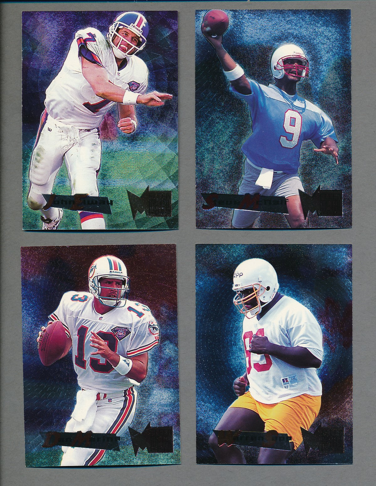 1995 Fleer Metal Football Complete Set (200) NM/MT MT