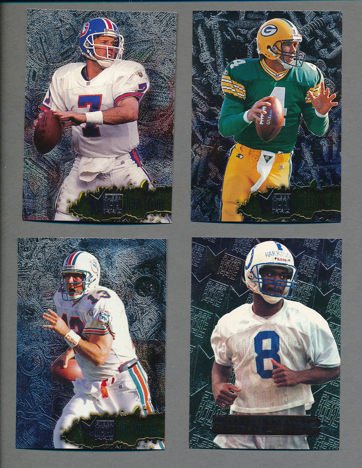 1996 Fleer Metal Football Complete Set (150) NM/MT MT