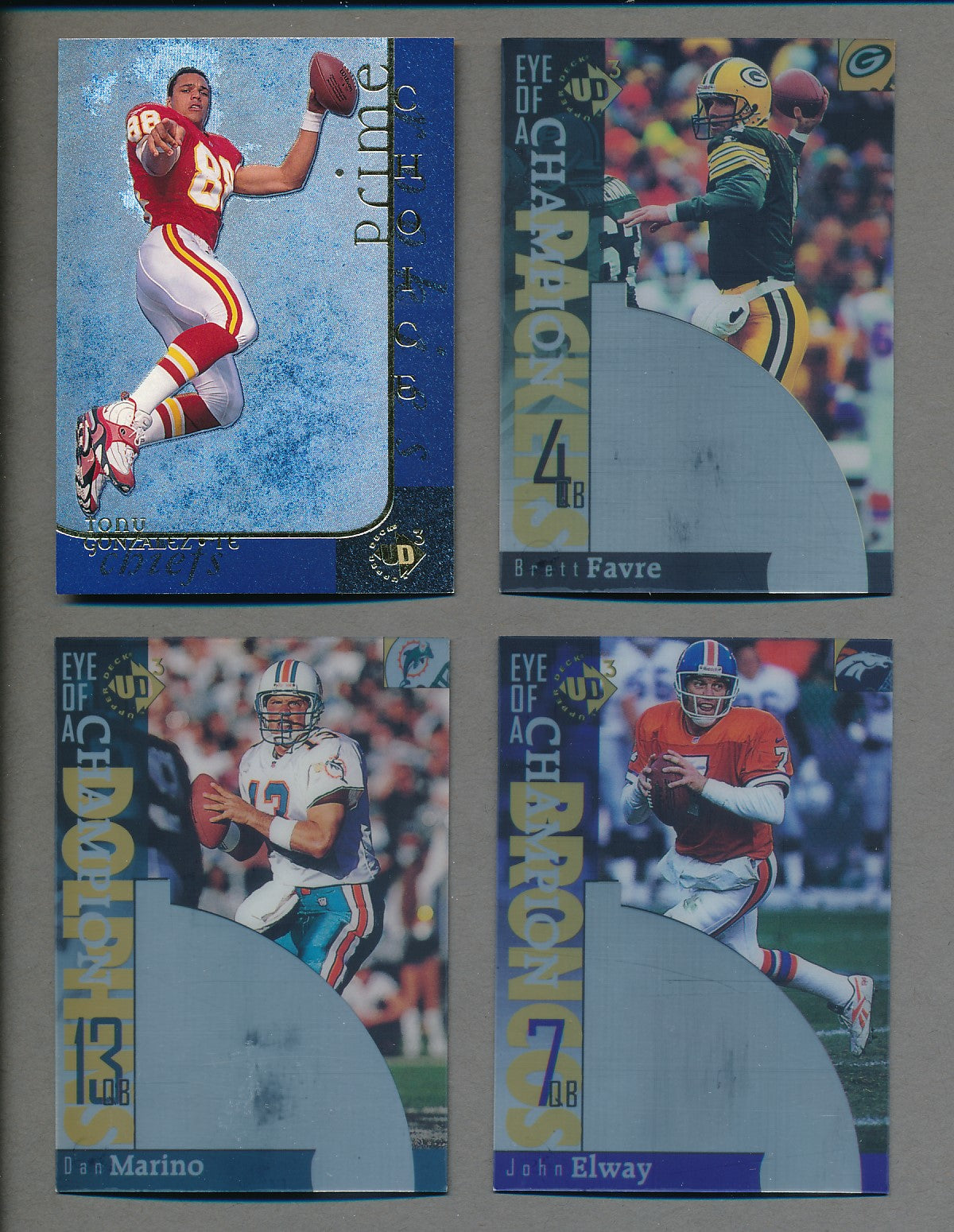 1997 Upper Deck UD3 Football Complete Set (90) NM/MT MT
