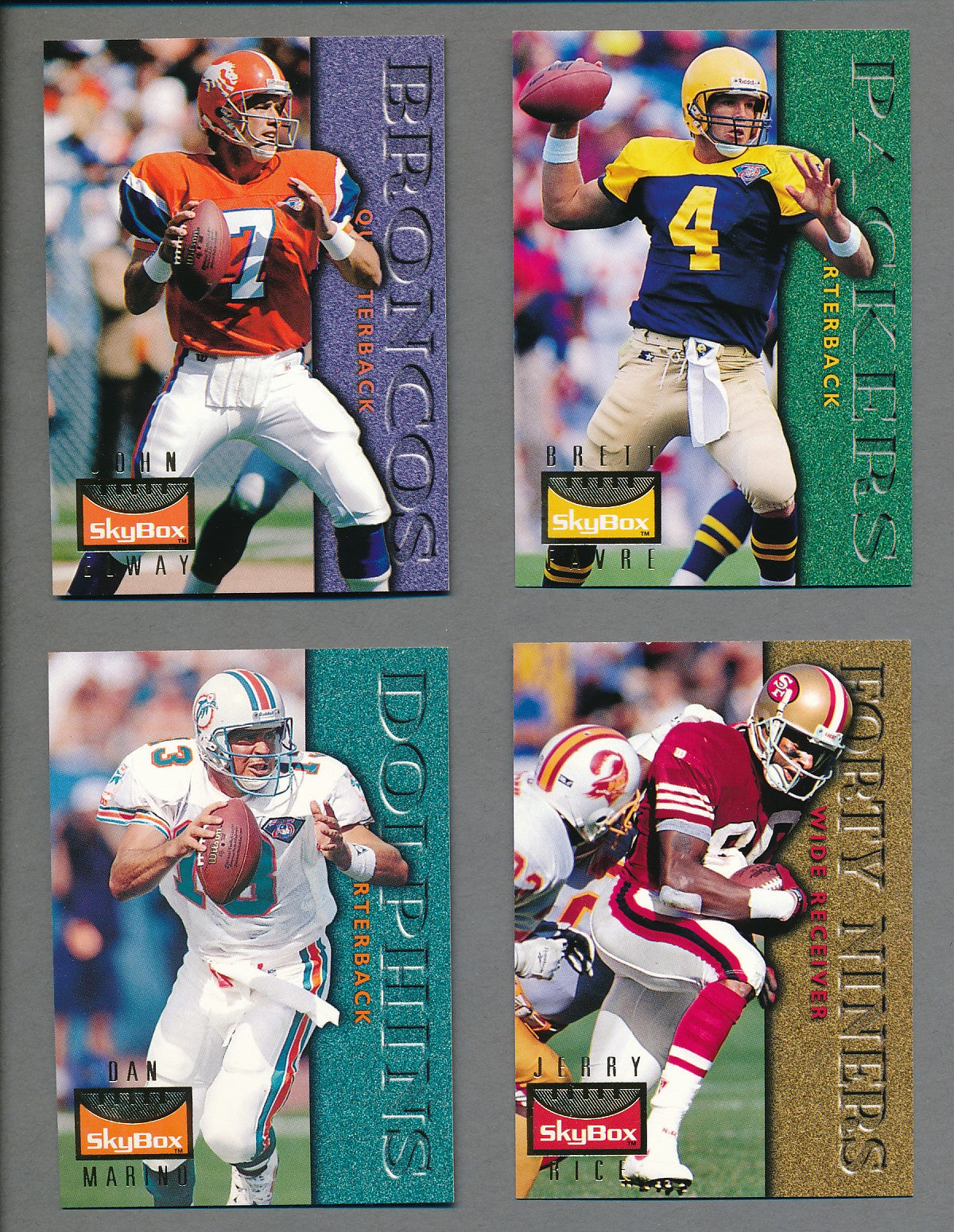 1995 Skybox Premium Football Complete Set (w/ Inserts) (200) NM/MT MT