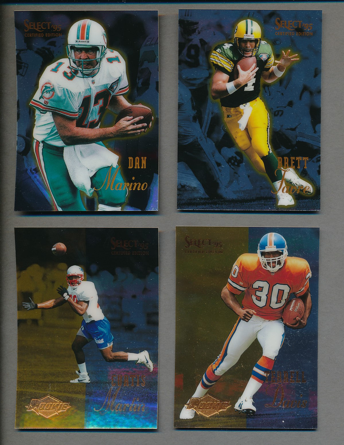 1995 Select Certified Football Complete Set (135) NM/MT MT