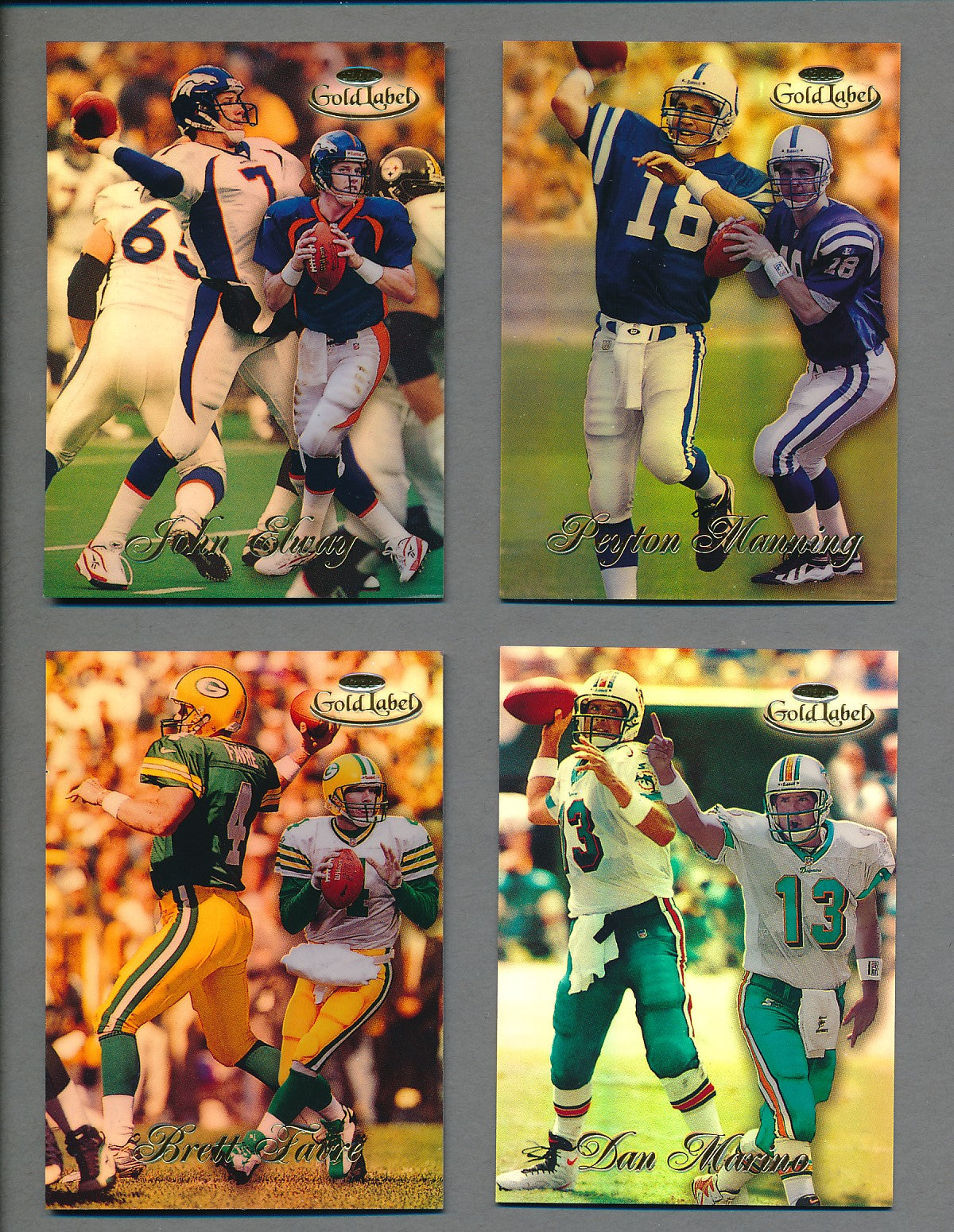 1998 Topps Gold Label Class 1 Football Complete Set (100) NM/MT MT