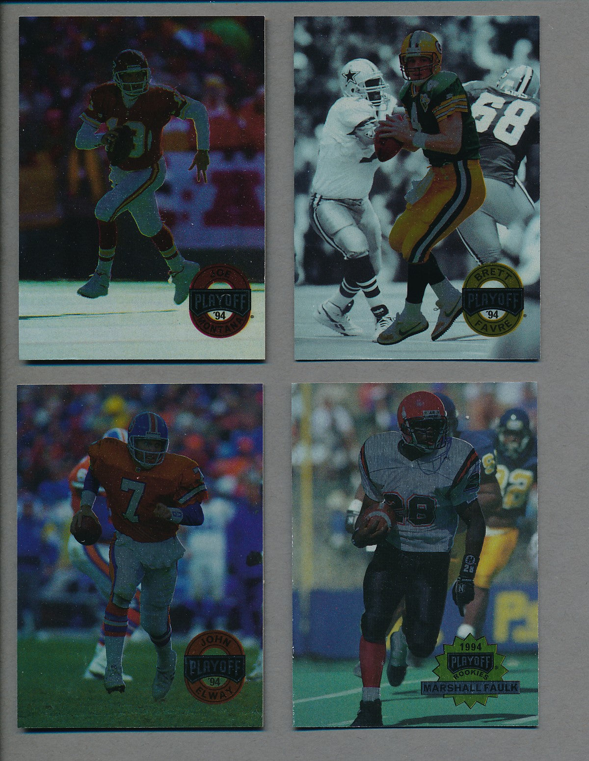 1994 Playoff Football Complete Set (w/ Inserts) (336) NM/MT MT