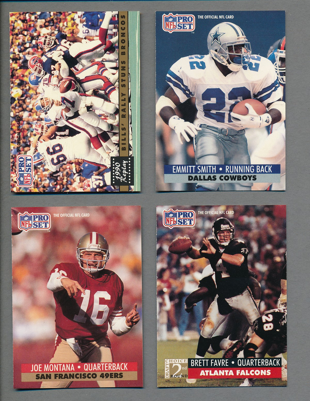 1991 Pro Set Football Complete Set (850) NM/MT MT