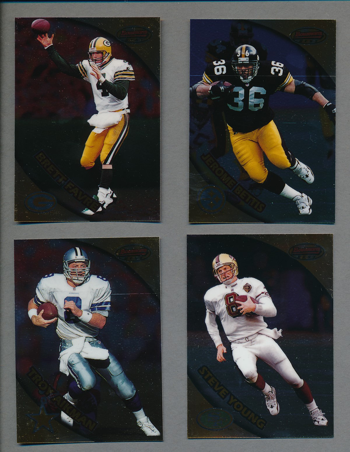 1997 Bowman's Best Football Complete Set (w/ Inserts) (125) NM/MT MT