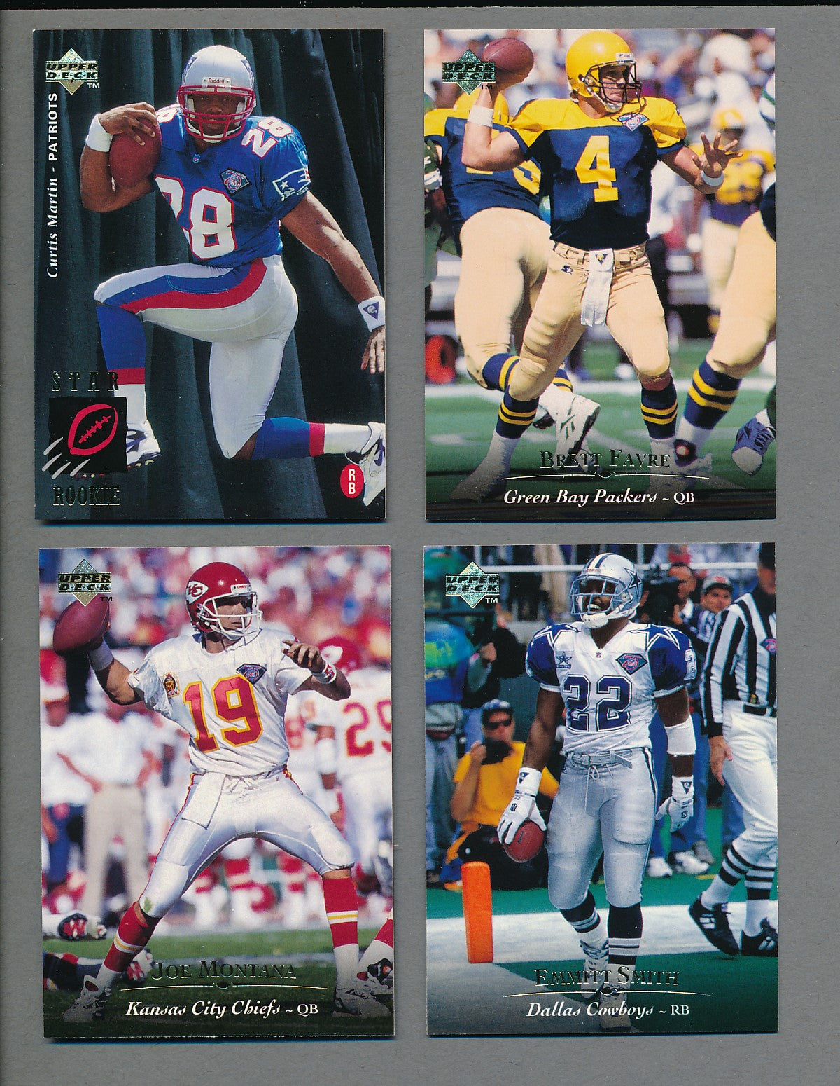 1995 Upper Deck Football Complete Set (300) NM/MT MT