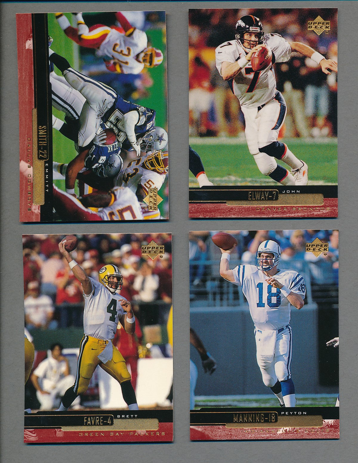 1999 Upper Deck Football Complete Set (225) (w/o SP's) NM/MT MT