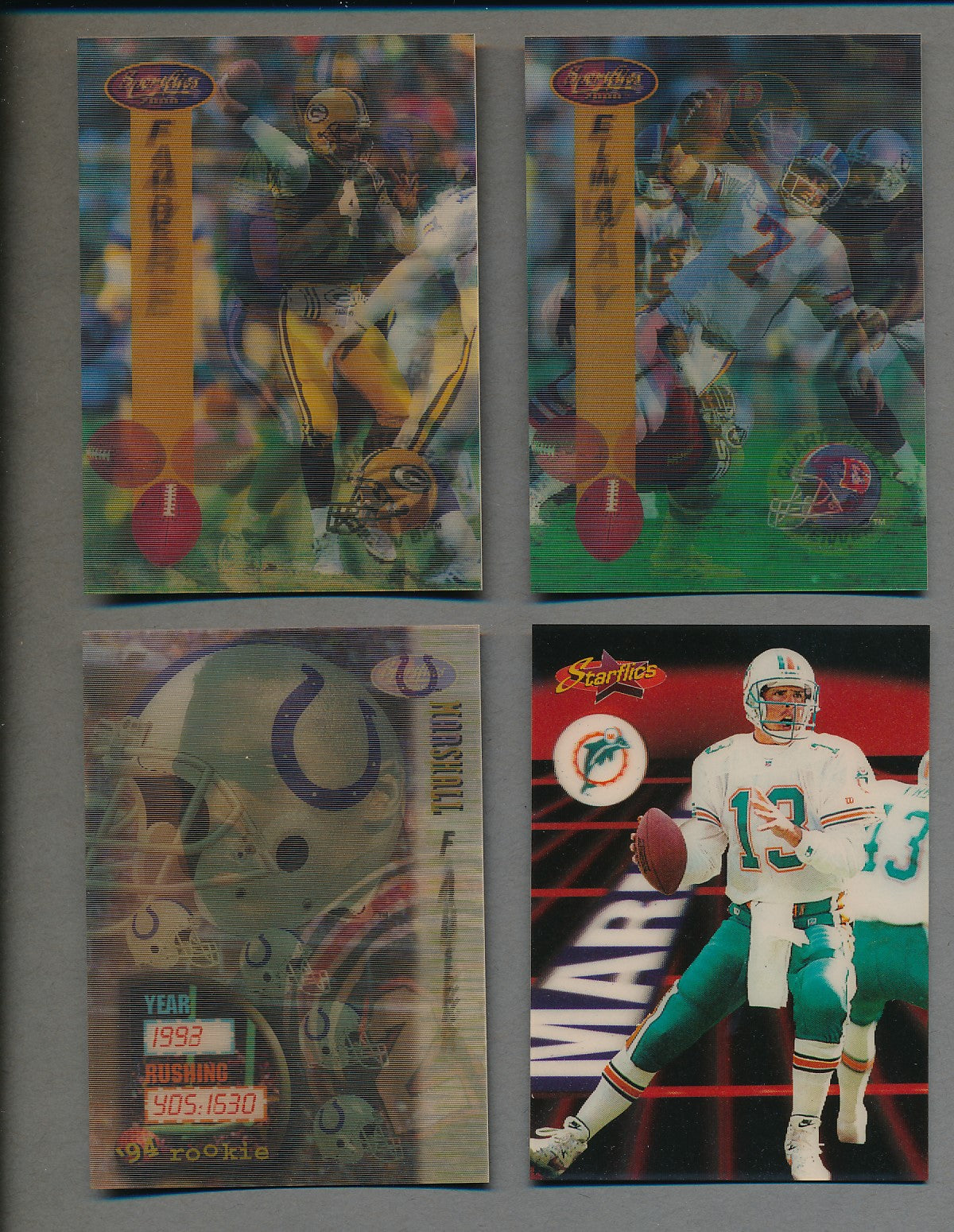 1994 Sportflics Football Complete Set (w/ Inserts) (184) NM/MT MT