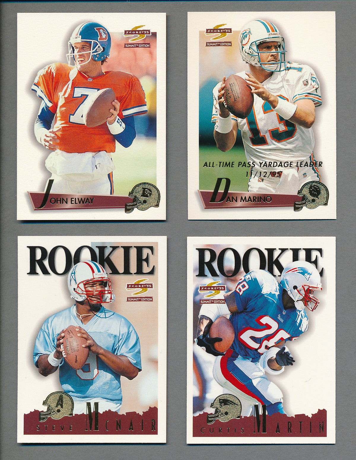 1995 Score Summit Football Complete Set (200) NM/MT MT