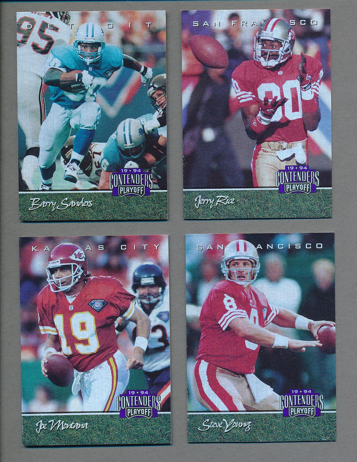 1994 Playoff Contenders Football Complete Set (w/ Inserts) (120) NM/MT MT