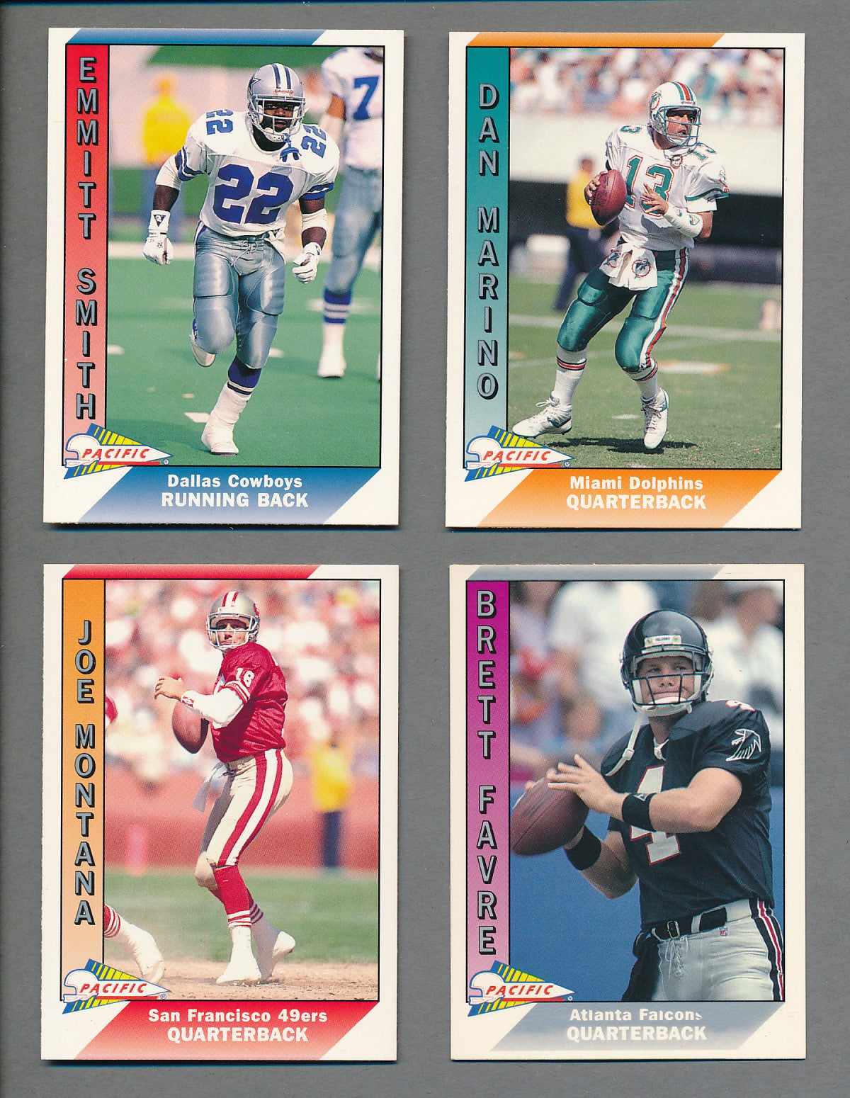1991 Pacific Football Complete Set (660) NM/MT MT