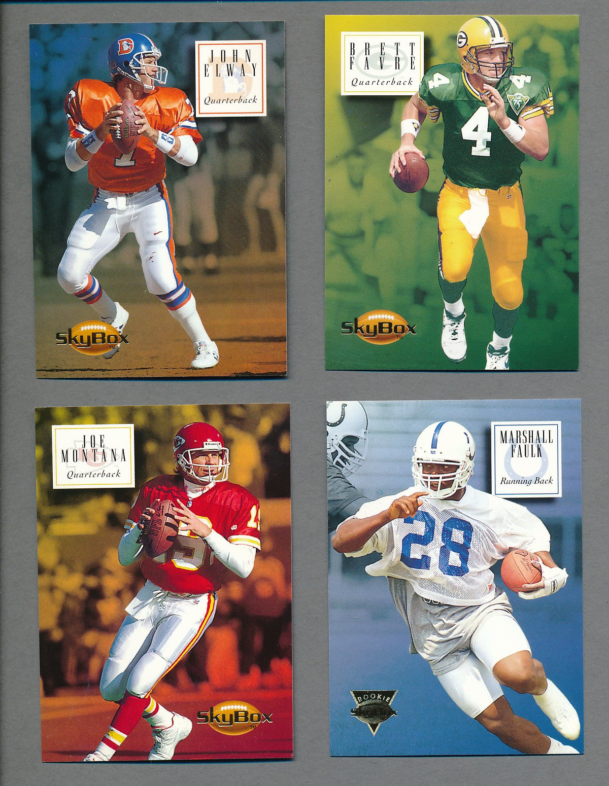 1994 Skybox Premium Football Complete Set (w/ Inserts) (200) NM/MT MT