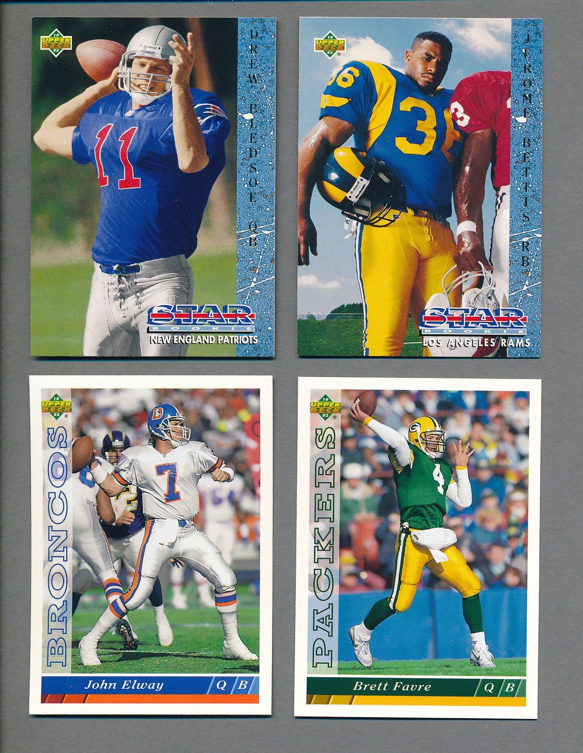 1993 Upper Deck Football Complete Set (530) NM/MT MT