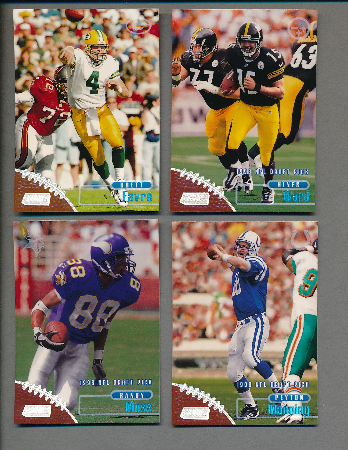1998 Topps Stadium Club Football Complete Set (195) NM/MT MT