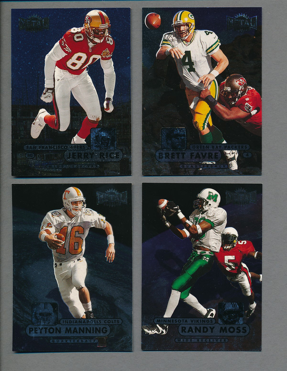 1998 Fleer Metal Universe Football Complete Set (200) NM/MT MT