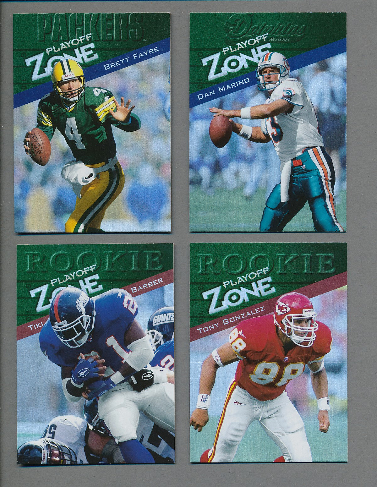 1997 Playoff Zone Football Complete Set (150) NM/MT MT