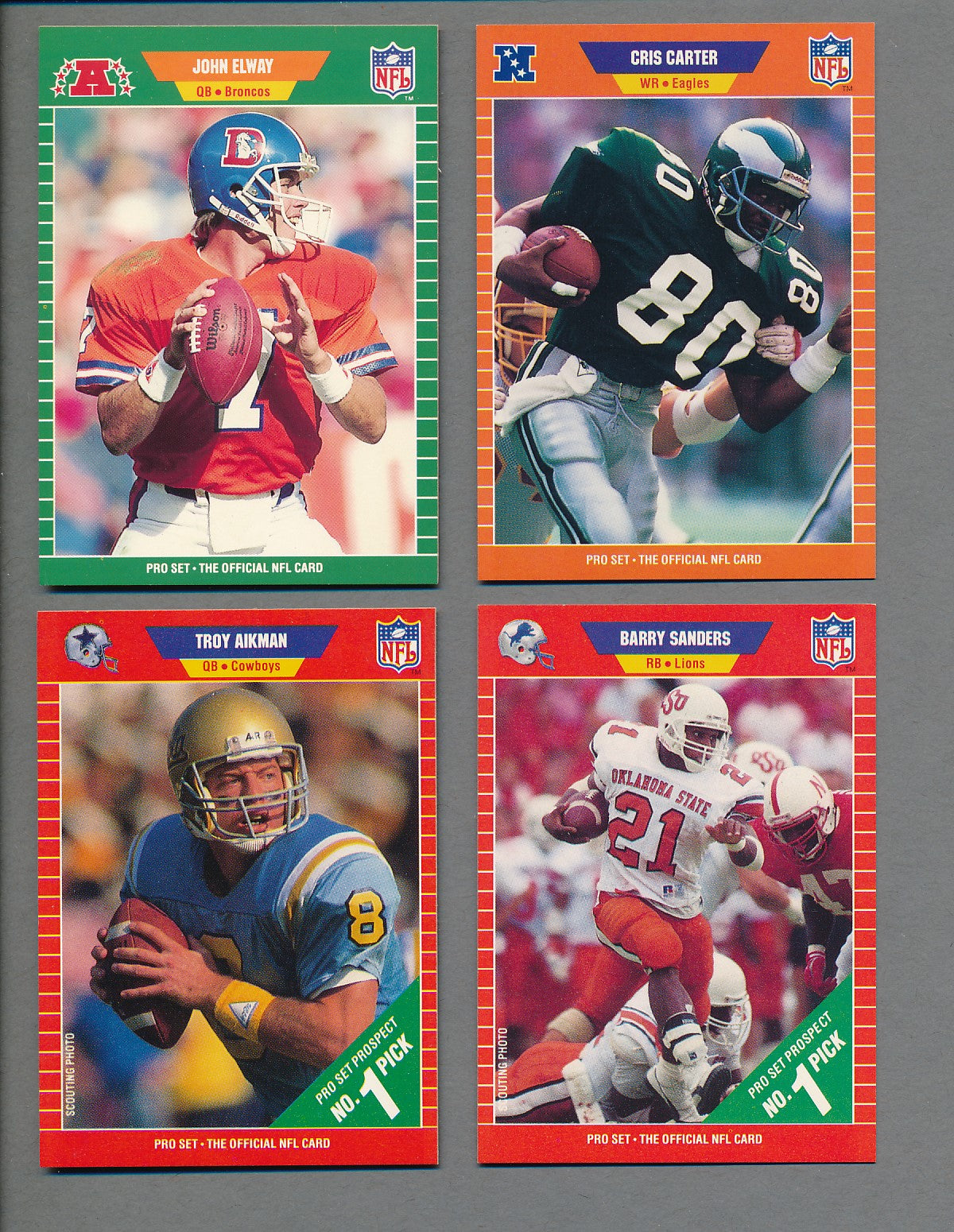 1989 Pro Set Football Complete Set (561) NM/MT MT