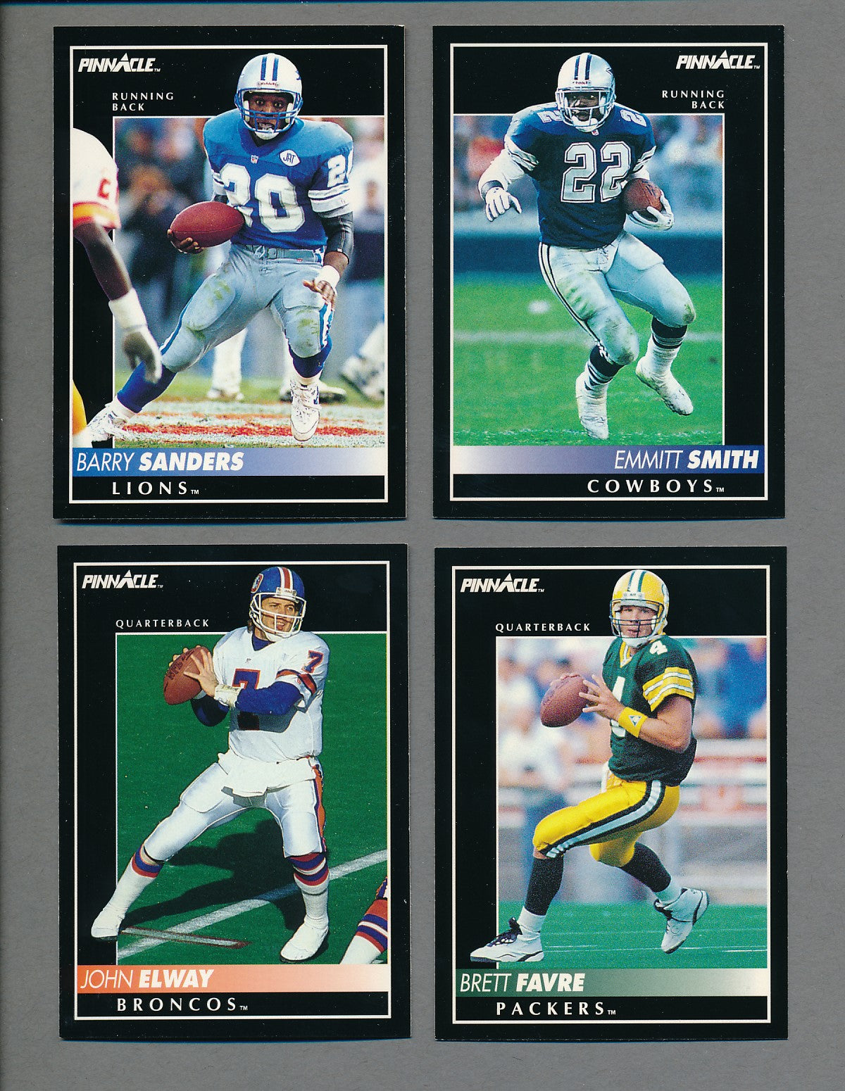 1992 Pinnacle Football Complete Set (360) NM/MT MT