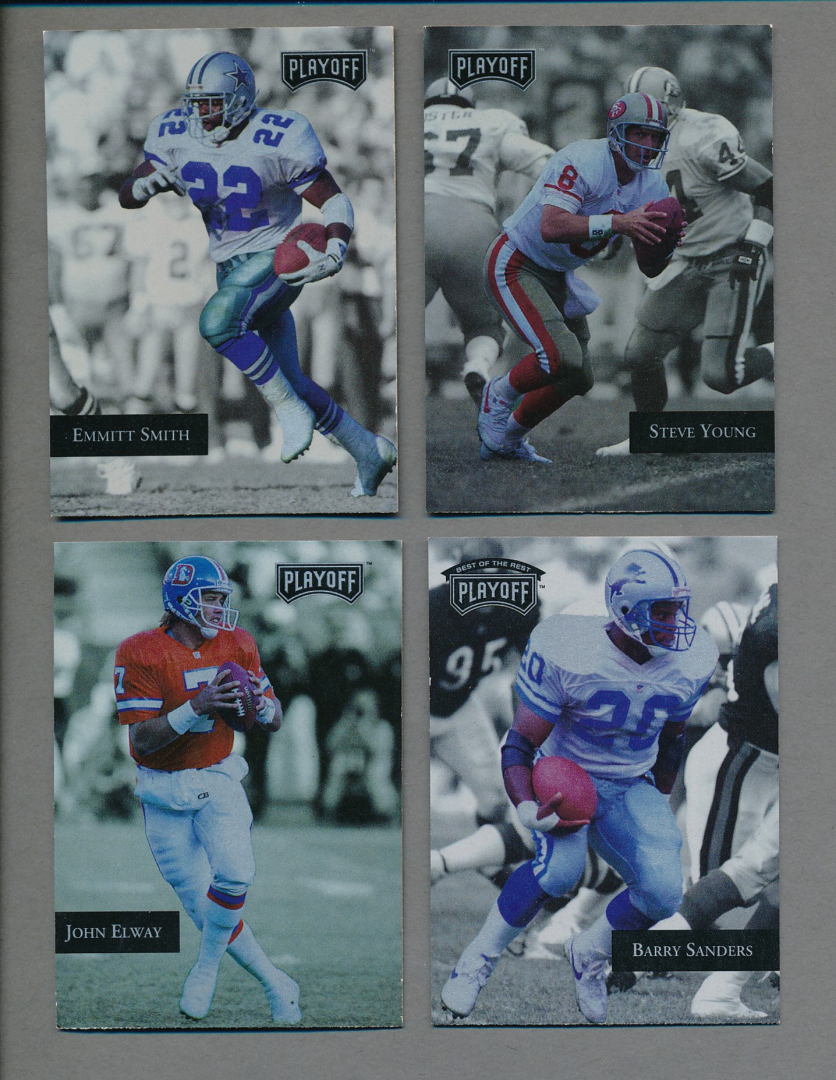 1992 Playoff Football Complete Set (150) NM/MT MT