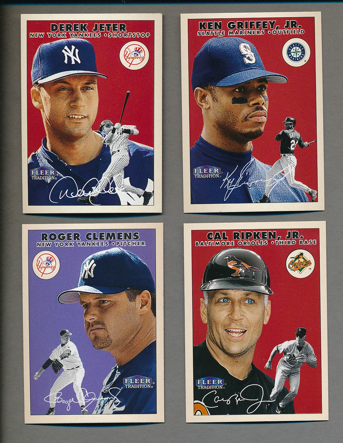 2000 Fleer Tradition Baseball Complete Set (450)