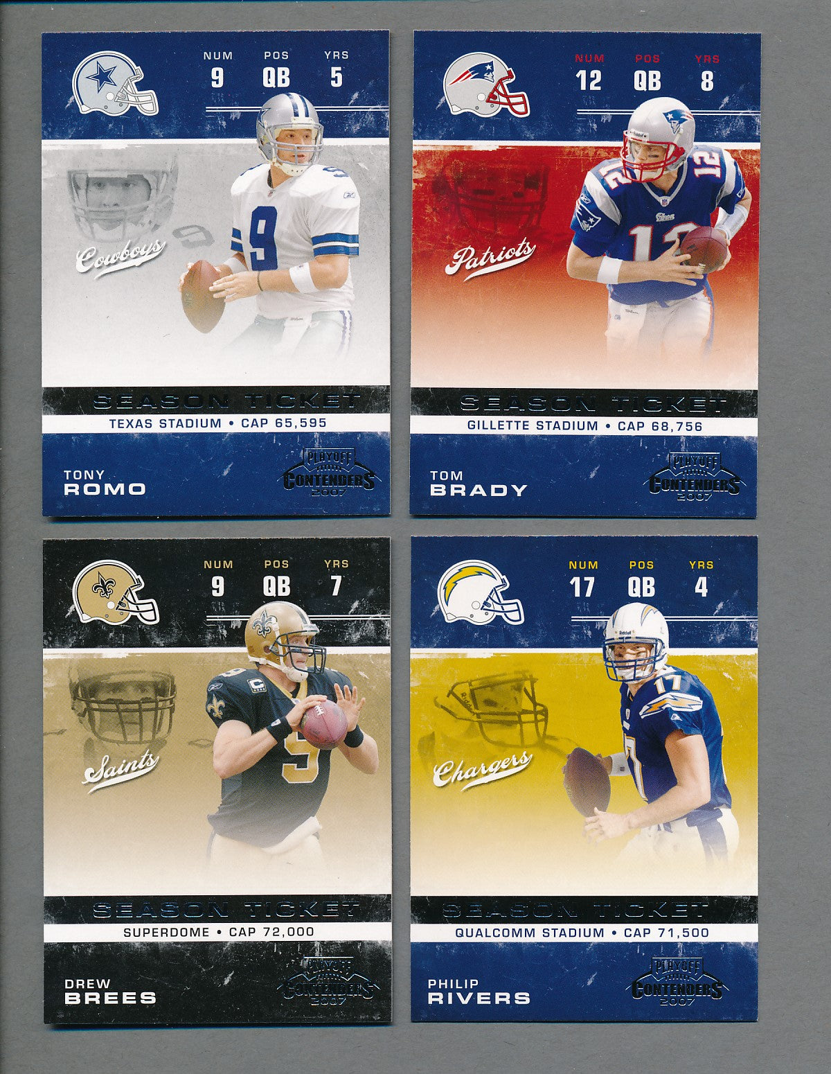 2007 Playoff Contenders Football Complete Set (100) NM/MT MT