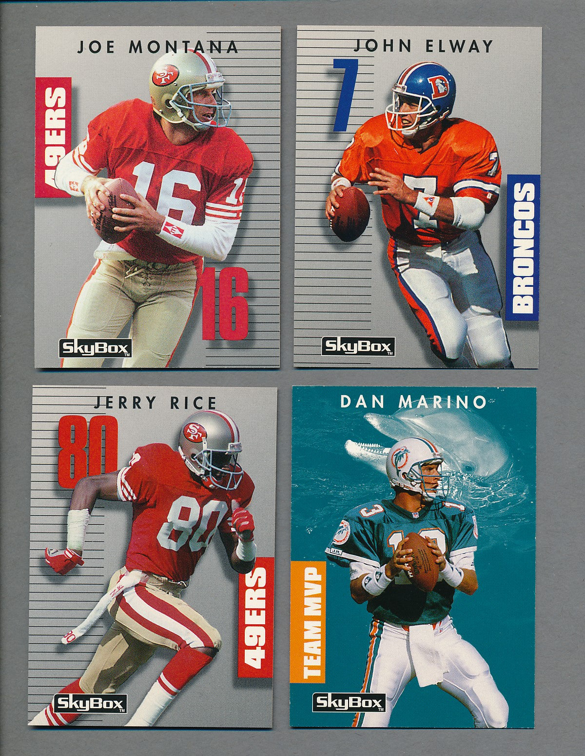 1992 SkyBox Prime Time Football Complete Set (360) NM/MT MT