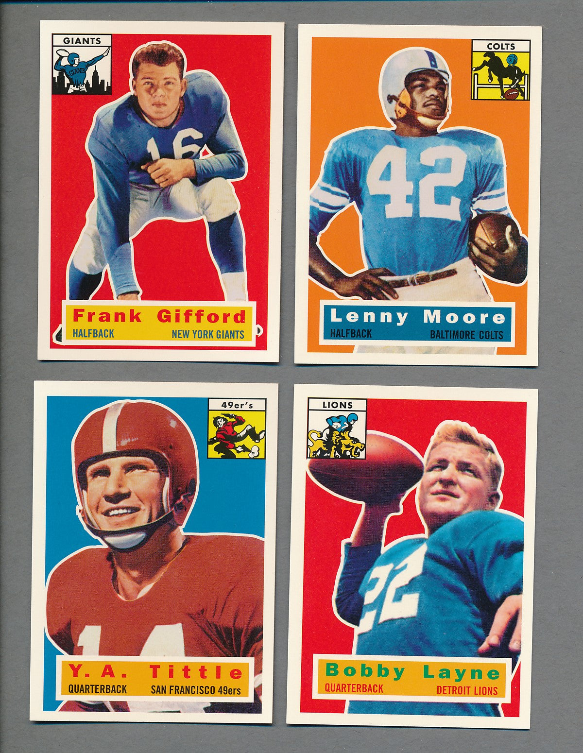 1994 Topps Archives Football Complete Set  (1956 & 1957) (120/154) NM/MT MT